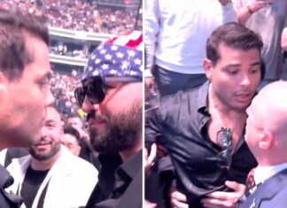 Josh Hokit w konflikcie z kolejnym zawodnikiem UFC. Amerykanin i Paulo Costa rozdzieleni na UFC 328 (WIDEO)