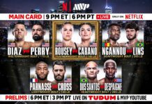 Gdzie i o której obejrzeć galę MVP MMA 1: Rousey vs Carano z walką Salahdine’a Parnasse’a? Transmisja i szczegóły