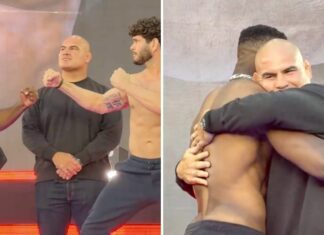 Francis Ngannou ponad 16 kilogramów cięższy od Philipe Linsa! Cain Velasquez na ważeniu byłego rywala (WIDEO)