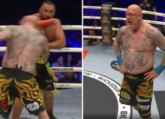 Łukasz Parobiec zwyciężył pod szyldem BKFC. Polak rozbił Kaseema Saleema w czwartej rundzie (WIDEO)