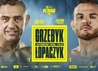 Andrzej Grzebyk zawalczy w catchweight z Tymoteuszem Łopaczykiem na KSW 119