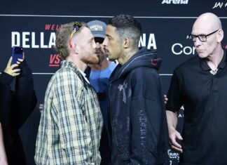 Wyniki ważenia oraz spotkanie twarzą w twarz przed galą UFC w Perth: Della Maddalena kontra Prates