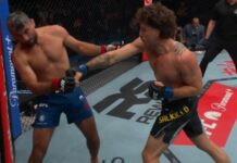 Quillan Salkilld znokautował Beneila Dariusha w pierwszej rundzie walki na gali UFC w Perth! (WIDEO) ufc fight night 275 salkilld dariush