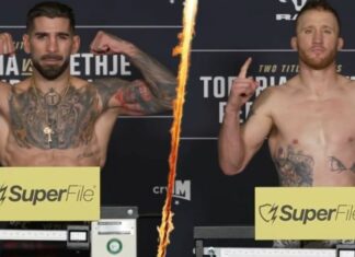 „On nie jest zawodnikiem kategorii lekkiej” Justin Gaethje z mocną sugestią dla Ilii Topurii