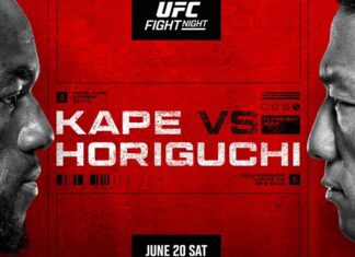 UFC Fight Night 279: Kape vs Horiguchi 2 – rozpiska, transmisja gali