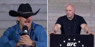 Komiczna sytuacja. Dana White nie zrozumiał wypowiedzi Diego Lopesa. „To było po angielsku?” (WIDEO)