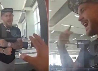 Chciał bić się z policjantem. Jest nagranie z zatrzymania Dustina Poiriera (WIDEO)