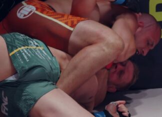 Marcin Prachnio uduszony po 1 minucie walki! Całkowicie nieudany występ Polaka po odejściu z UFC fnc 32 tom breese marcin prachnio
