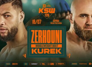 Laïd Zerhouni zmierzy się z niepokonanym Bartoszem Kurkiem na gali XTB KSW 120