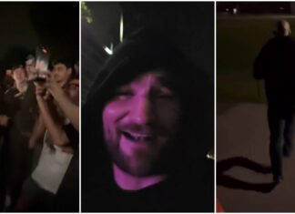 Zakapturzony Sean Strickland oblegany przez fanów przed Białym Domem. Mistrz zmuszony do ucieczki (WIDEO)
