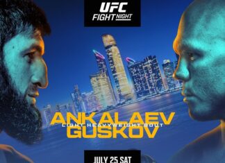 UFC Fight Night 282: Ankalaev vs Guskov – rozpiska, transmisja gali z walką Damiana Rzepeckiego