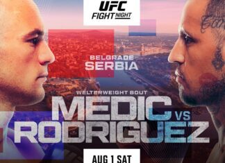 UFC Fight Night 283: Medić vs Rodriguez – rozpiska, transmisja gali z walkami Błachowicza, Tybury i Rębeckiego