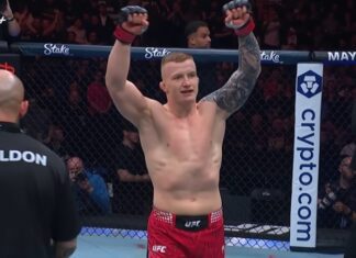Nokaut Baraniewskiego wśród najlepszych skończeń pierwszego półrocza w UFC