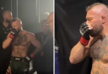 Załamany Conor McGregor schodzi do szatni. Pierwsze nagranie Irlandczyka zza kulis (WIDEO)