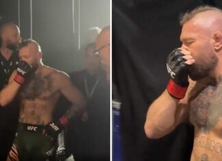 Załamany Conor McGregor schodzi do szatni. Pierwsze nagranie Irlandczyka zza kulis (WIDEO)
