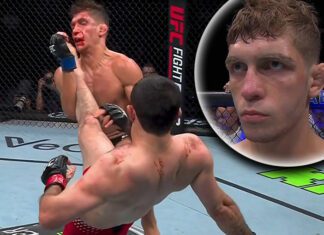 Damian Rzepecki rozbity w debiucie w UFC. Łokcie Magomeda Zaynukova były za mocne