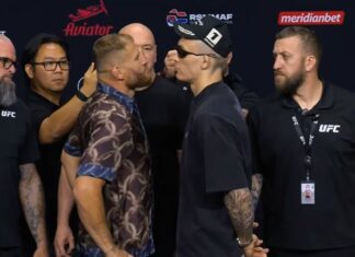Jan Błachowicz oko w oko z rywalem przed powrotem do oktagonu na UFC w Serbii (WIDEO)
