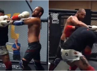Niegdyś rywale, dziś sparingpartnerzy. Strickland kontra Hernandez na treningu (WIDEO)