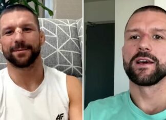 „Nic takiego…”. Mateusz Gamrot krótko odpowiada na pytanie o plaster na nosie przed walką