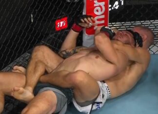 Noah Gugnon uciszył publiczność na UFC w Serbii! Milos Janicic uszkodził nogę i został poddany