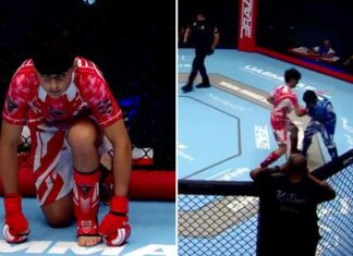 Najdziwniejsza walka, jaką zobaczysz. Starcie w juniorskim MMA zakończone po 9 sekundach (WIDEO)