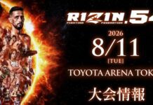 RIZIN 54 – karta walk