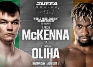 Zuffa Boxing 10: McKenna vs Oliha – transmisja, karta walk, informacje o gali