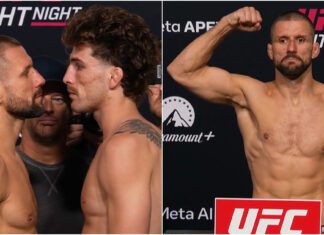 Mateusz Gamrot twarzą w twarz z Quillanem Salkilldem przed UFC Vegas 120 (WIDEO)