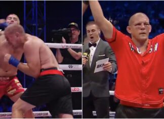 42-letnia legenda UFC, Joe Lauzon, wygrał walkę na gołe pięści przed własną publicznością (WIDEO)