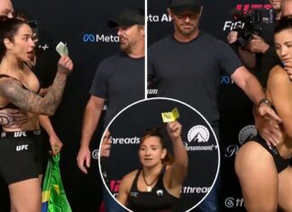 Rzuciła w rywalkę… prezerwatywami i dolarami. Kuriozalne sceny na ważeniu przed galą UFC