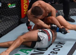 Poddanie Mateusza Gamrota wśród najlepszych w historii UFC