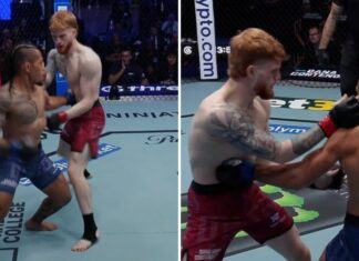 Zwinął się z bólu po idealnym ciosie na tułów! Christian Natividad w 70 sekund wywalczył kontrakt z UFC