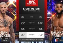 Parnasse vs Hooker. Wideo z walki wieczoru UFC w Paryżu