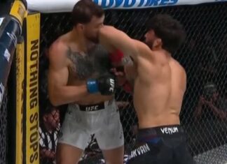Potężny nokaut łokciem! Arman Tsarukyan w świetnym stylu skończył Mauricio Ruffy’ego (WIDEO) ufc 331 tsarukyan ruffy