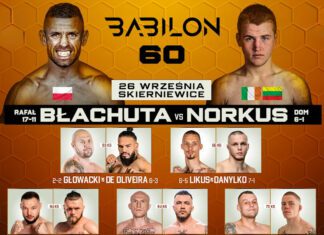 Babilon MMA 60: Błachuta vs Norkus – wyniki gali. Sprawdź, kto wygrał!