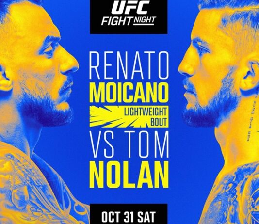 UFC Fight Night 292: Moicano vs Nolan – karta walk, transmisja gali
