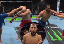 Naruszył kopnięciem, poprawił lewym! Dominick Reyes szybko rozbił Azamata Murzakanova